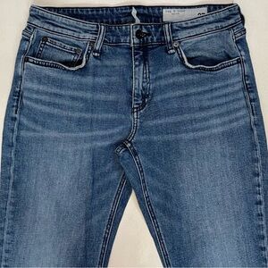 Rag & Bone Dre Low Rise Slim Boyfriend Denim Jeans Women 27 Siesta Indigo Blue